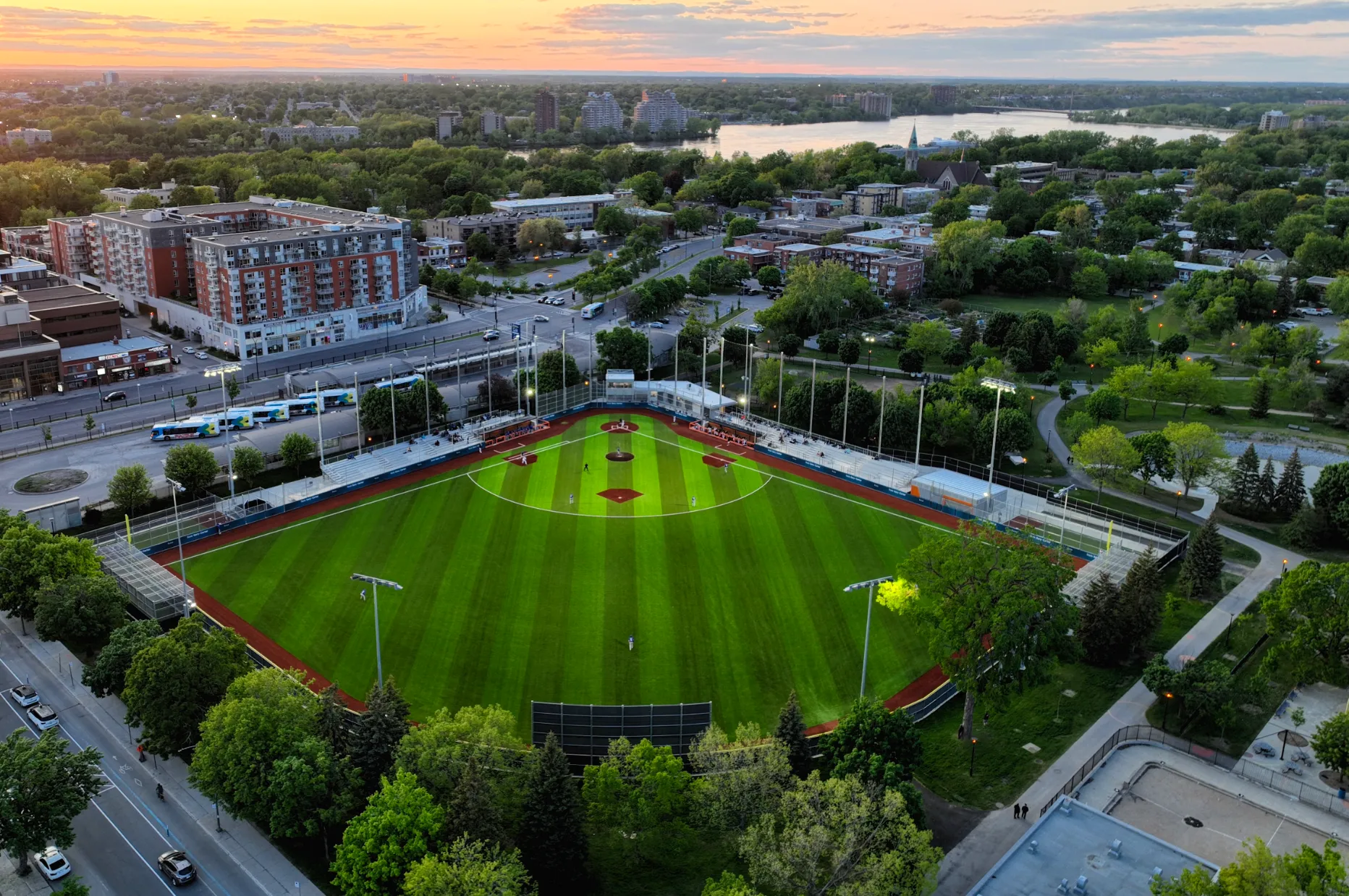 Stade Gary Carter de haut
