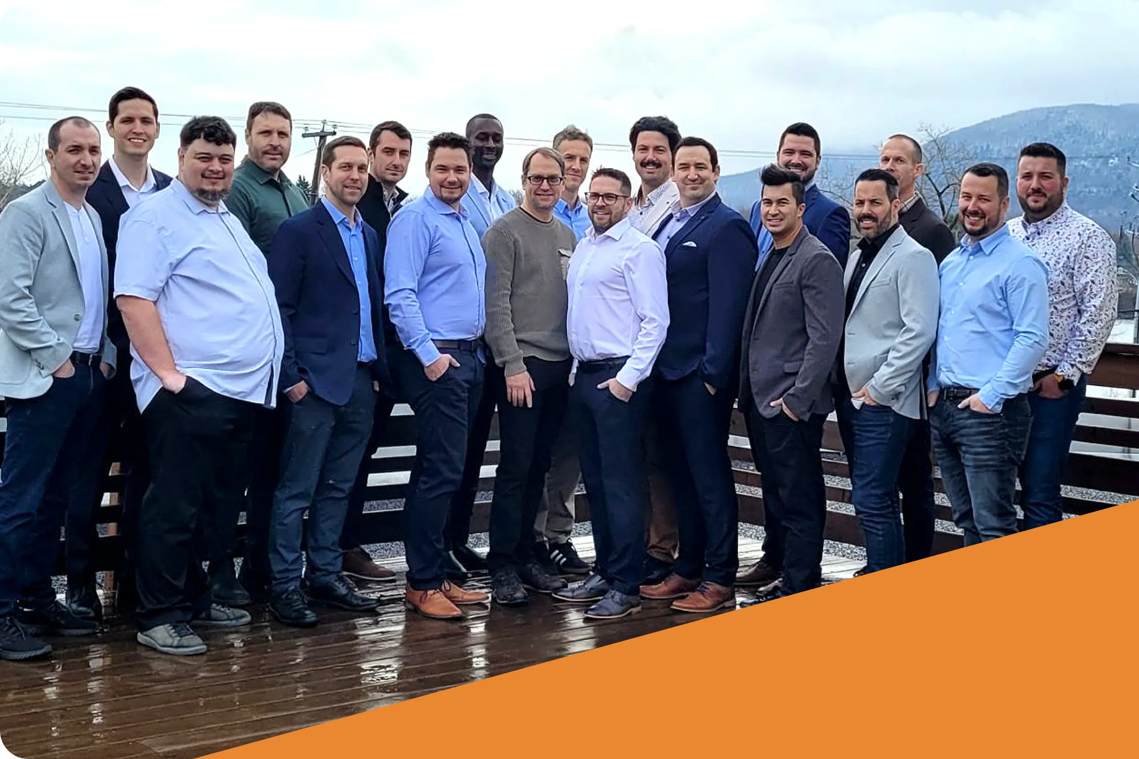 Associés propriétaires de la firme d'ingénierie Shellex