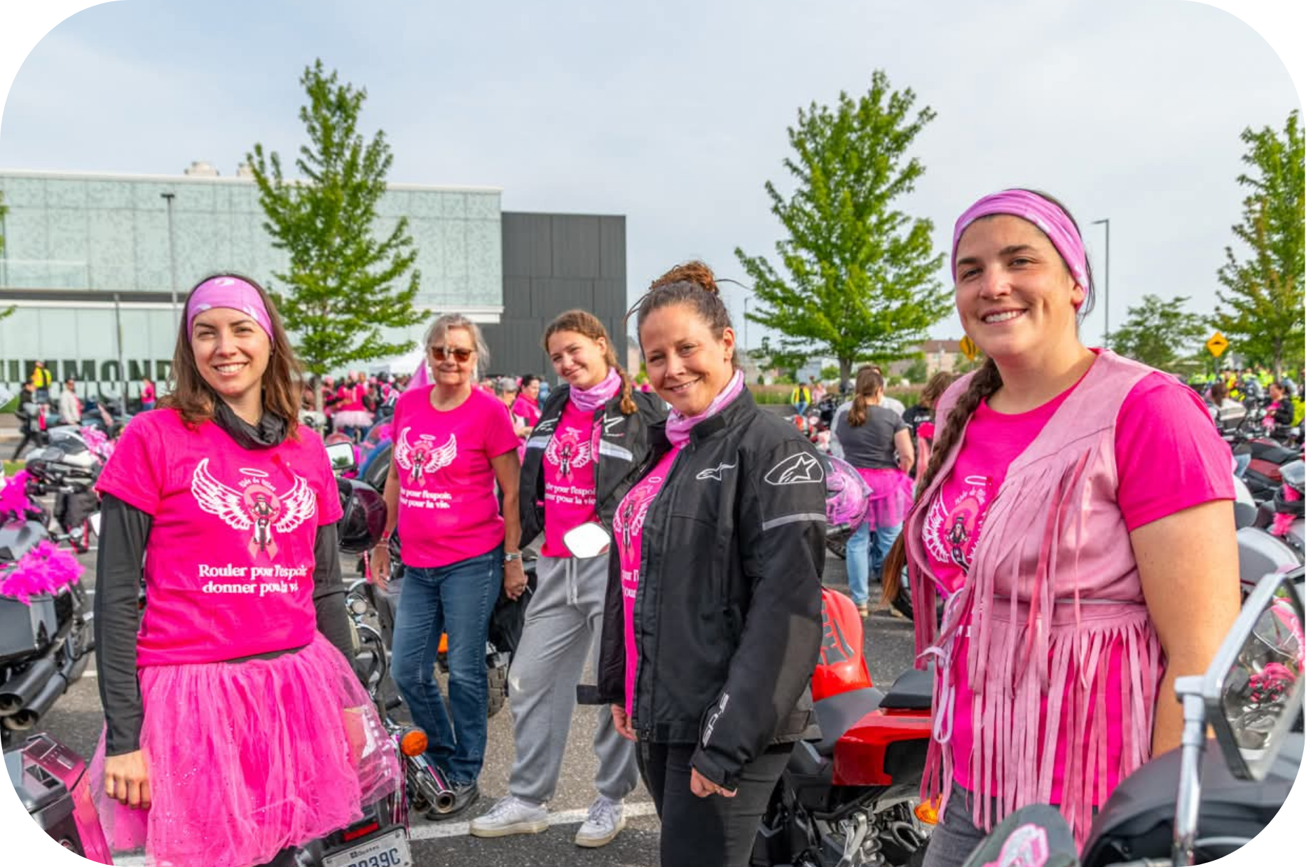 Équipe Shellex à la Ride de filles 2025