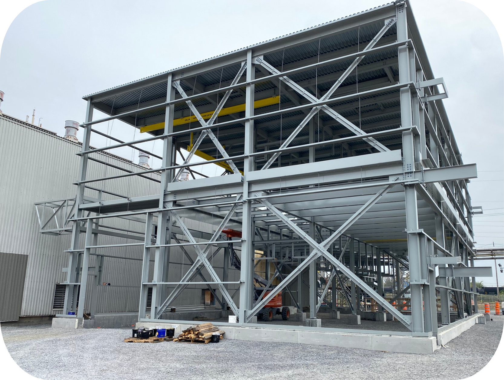 Structure industrielle conçue par Shellex